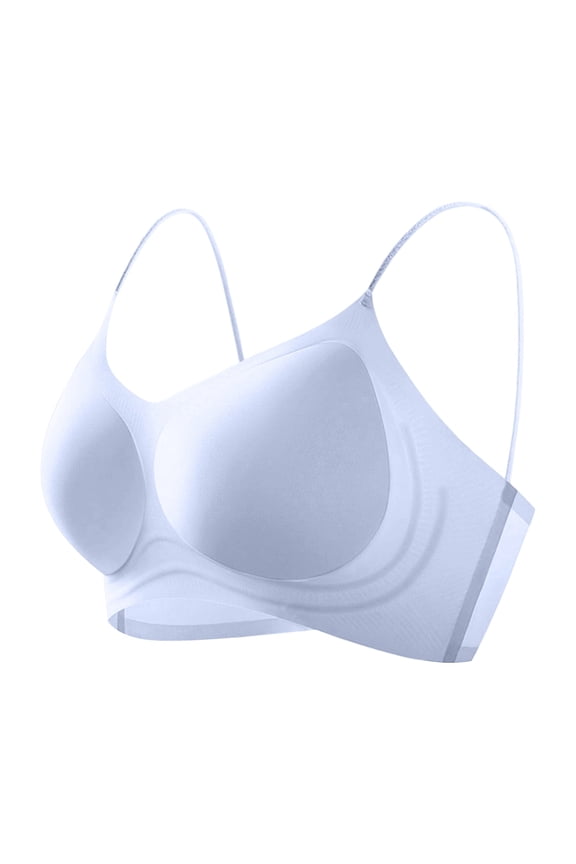 Push up Bras for Women Side Support Wireless Bra Spaghetti Stra Seamless Brassiere Full Coverage Everyday Bralette