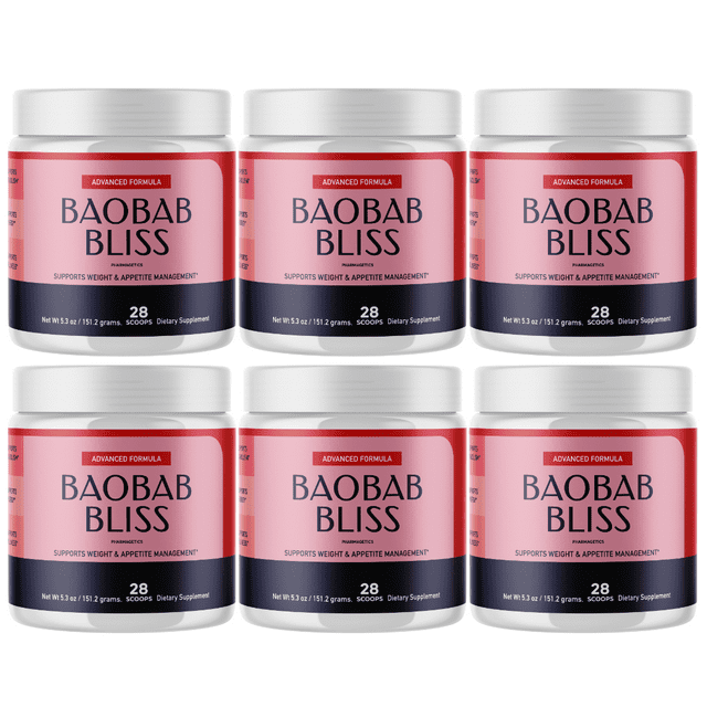 Baobab Bliss Advanced Formula Weight and Appetite Management - 6 Tubs