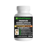 Baobab capsules 100 Quick Release Capsules - 500mg Per Capsule