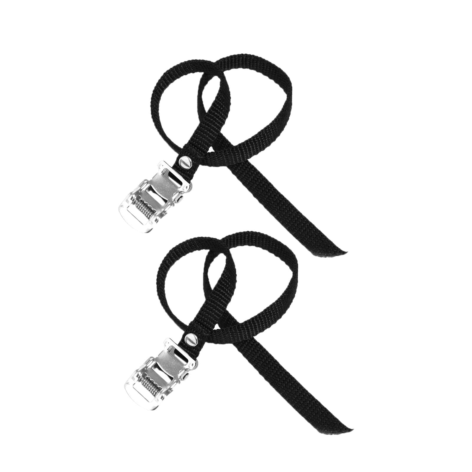 Baoblaze 1 Pair Heavy Duty Equipment Universal Toe Clip Straps Fixed