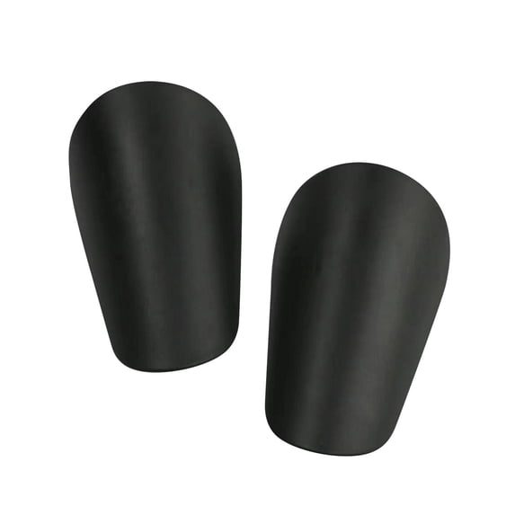 Baoblaze 1 Pair Mini Soccer Shin Guards Compact Shin Protection for Girls Kids Sports XS Black 8cmx5cm