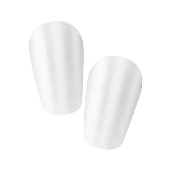 Baoblaze 1 Pair Mini Soccer Shin Guards Compact Shin Protection for Girls Kids Sports XS White 8cmx5cm