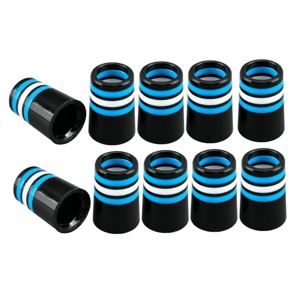 Baoblaze 10 Golf Club Ferrules, Ready to Use, Direct Replacement, High Quality, Portable, Blue White