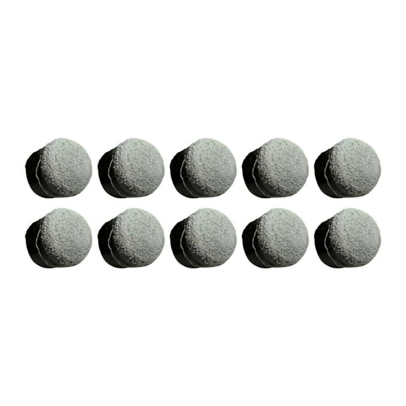 Baoblaze 10 Pieces Pool Cue Stick Tips Replacement Supplies Lightweight Screw on Tips for 10mm