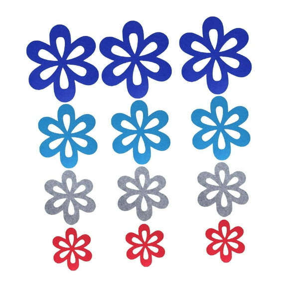 Baoblaze 12 Pieces Placemats Insulated Pot Holders Coasters Reusable Creative Bowl Mats Pads Place Mats for Party Holiday Wedding