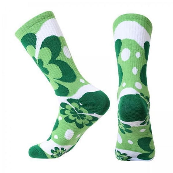 Baoblaze 2-6pack Colorful Patterned Crew Socks Funny Crazy Combed ...