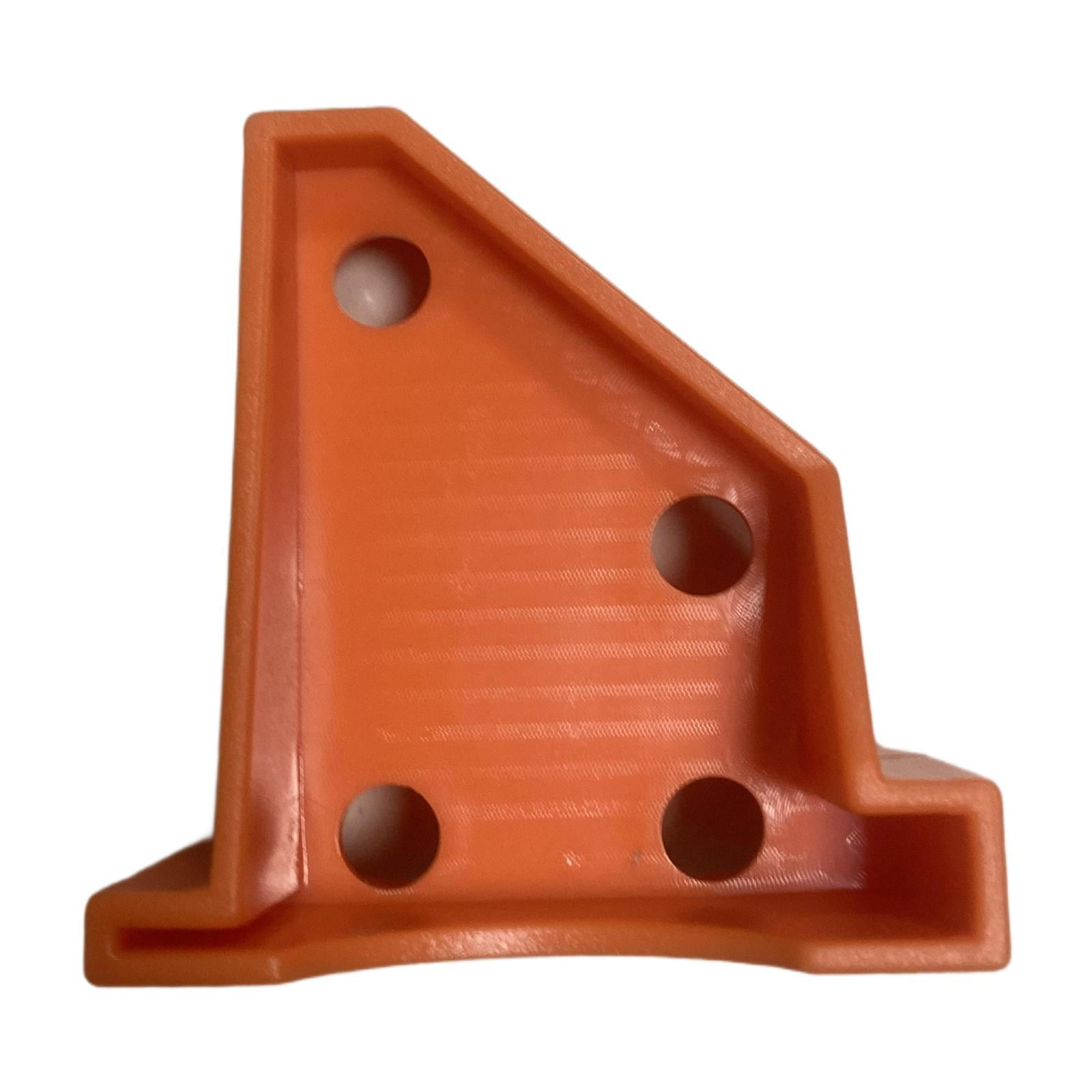 Baoblaze 20 Pieces Flooring Spacers 1/4" 1/2" for Subfloor Panels Lvt Vinyl Orange