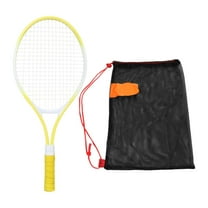 Baoblaze 21 inch Tennis Racket for Kids with Storage Bag Nonslip Grip Recreational Tennis Yellow
