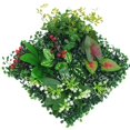 thumbnail image 1 of Baoblaze 25x25cm Simulation Grass Greenery Wall Panel Decor for Living Room Accessory F, 1 of 8