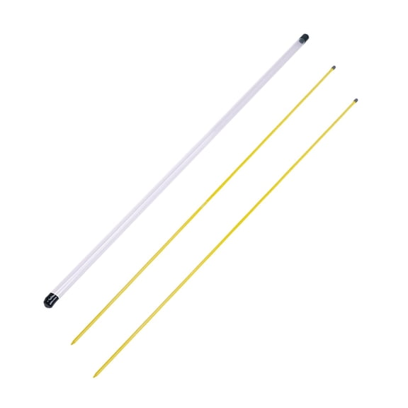 Baoblaze 2Pcs Golf Alignment Sticks with Storage Tube for Full Swing Practice Putting 80cm