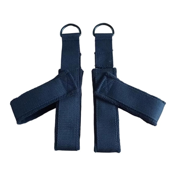 Baoblaze 2Pcs Pilates Double Loop Straps for Reformer Ankle Comfortable Grip Workout Home