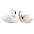 thumbnail image 1 of Baoblaze 2Pcs Resin Sculptures Couple Swan Figurines Desk Swan Statues A, 1 of 8