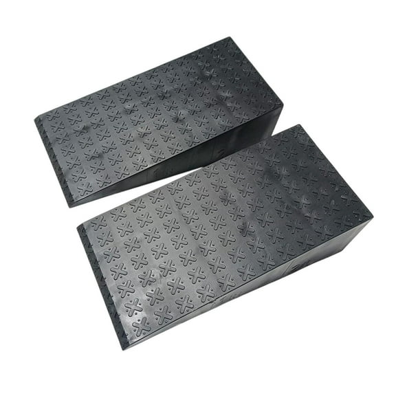 Baoblaze 2Pcs Squat Wedge Blocks Nonslip Slant Boards for Stretching Deadlift Workout Cloth Bagged
