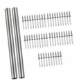 thumbnail image 1 of Baoblaze 2xDouble Head Skirting Thread Nail with Nail Specific Sleeve Tool Cement Nails 50 pieces, 1 of 8