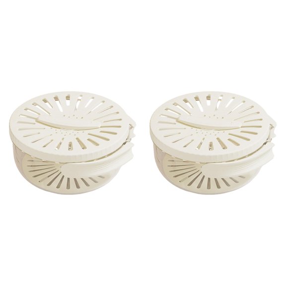 Baoblaze 2xDrain Basket Practical Colander Keeper Container for Grapes Vegetables