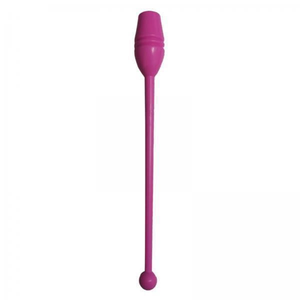 Baoblaze 2xGymnastics Stick Multifunction Dance Prop 13.8'' for Girls Stage Performance Pink