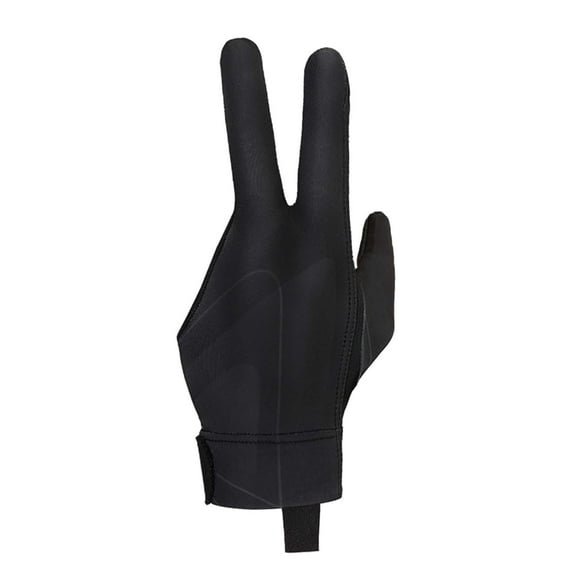 Baoblaze 3 Finger Billiard Glove Billiard Fitness Accessories Separate s Dark Grey