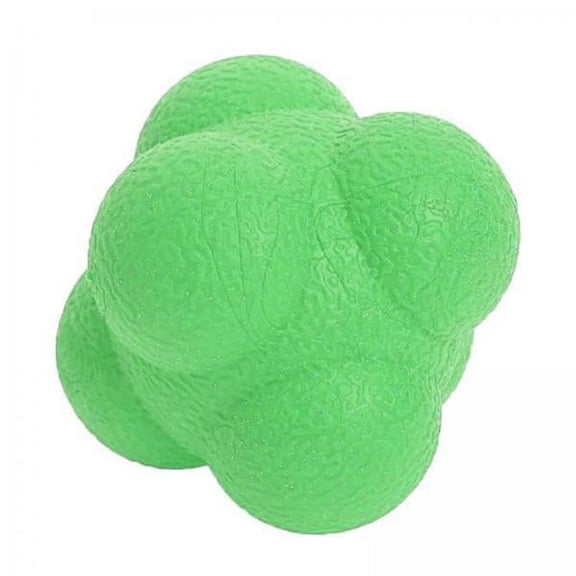 Baoblaze 3X Coordination Agility Hexagonal Tennis Fitness Reaction Ball Green