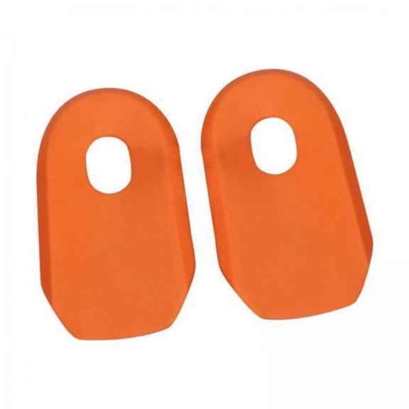 Baoblaze 3x2Pcs Crank Boots Covers Bike Crank Arm Crankset Protector Orange 3 Pcs