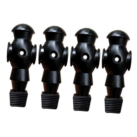 Baoblaze 4 Pieces Foosball Guys Replacement Part Table Soccer Men Soccer Table Player Black