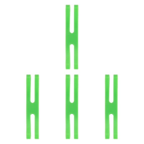 Baoblaze 4 Pieces Silicone Rubber Bands Bowl H Bands for Backpacking Game Box Camping Green