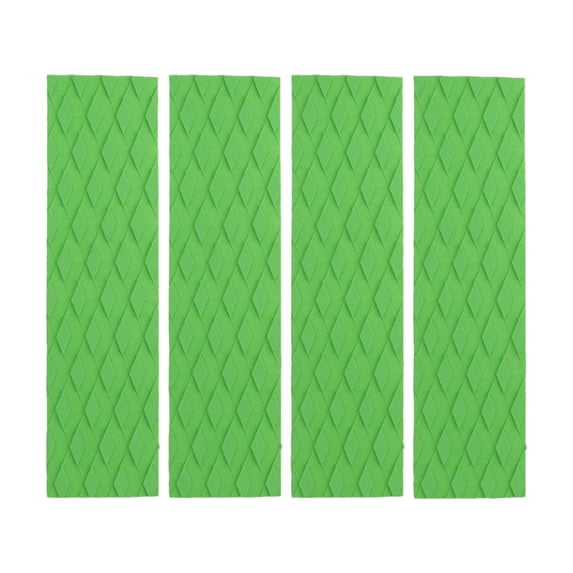 Baoblaze 4Pcs Surfboard Traction Pads Deck for RV Canoe Stand up Paddleboard Green