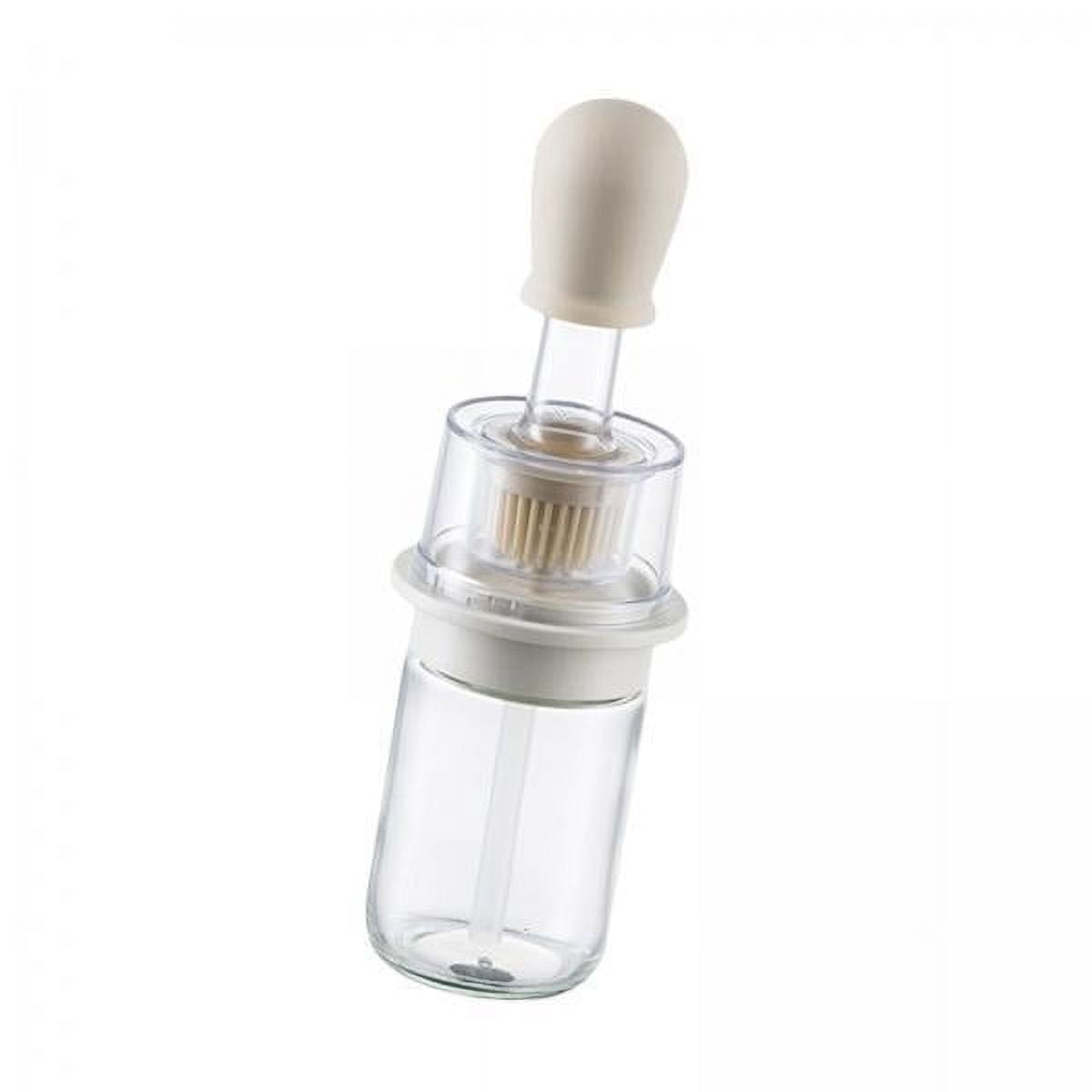 Baoblaze 4xGlass Oil Bottle with Silicone Brush Silicone Dropper 2 in 1 ...