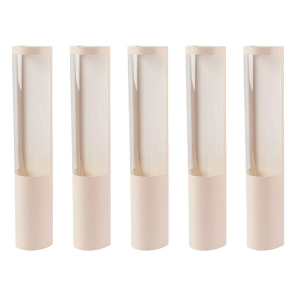 Baoblaze 5 Pieces Single Flower Gift Box Elegant DIY Cylinder Flower Arrangements Box for pink