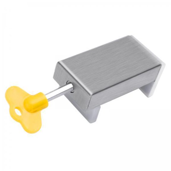 Baoblaze 6xWindow Lock Restrictor Slide Stopper with Keys Door Lock No Hole