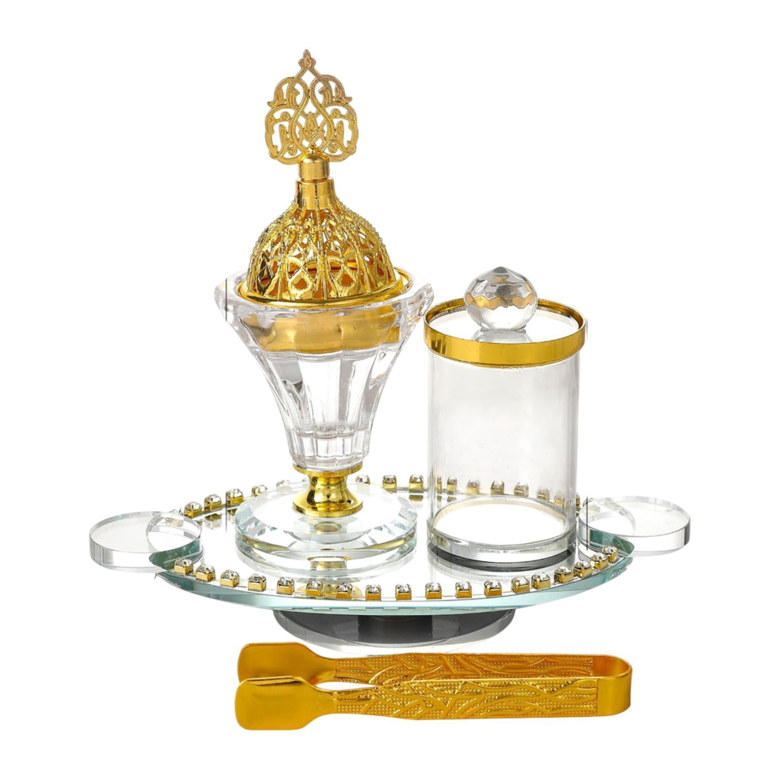 Baoblaze Arabic Incense Burner Gift Table Incense Holder for Mediation Cabinet Office
