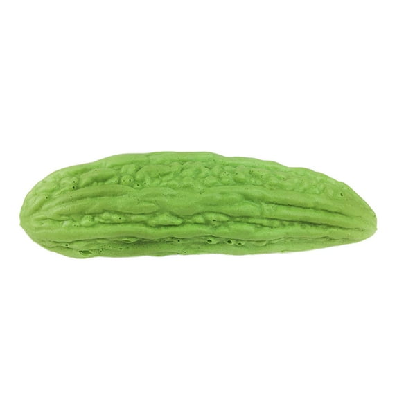 Baoblaze Artificial Bitter Melon Artificial Fruits for Supermarket Displays Festivals