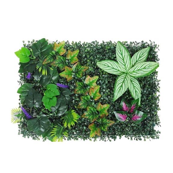 Baoblaze Artificial Plant Wall Panel Fake Greenery Backdrop for Home Wedding Birthday H