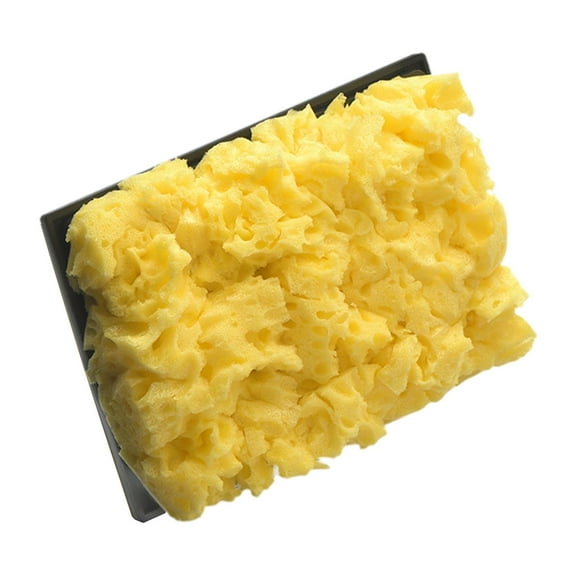 Baoblaze Artificial Sponge Texture Brush Home Wall Painting Tool Artistic, Multipurpose for Home Improvement Wall Art Decorators Brush Yellow