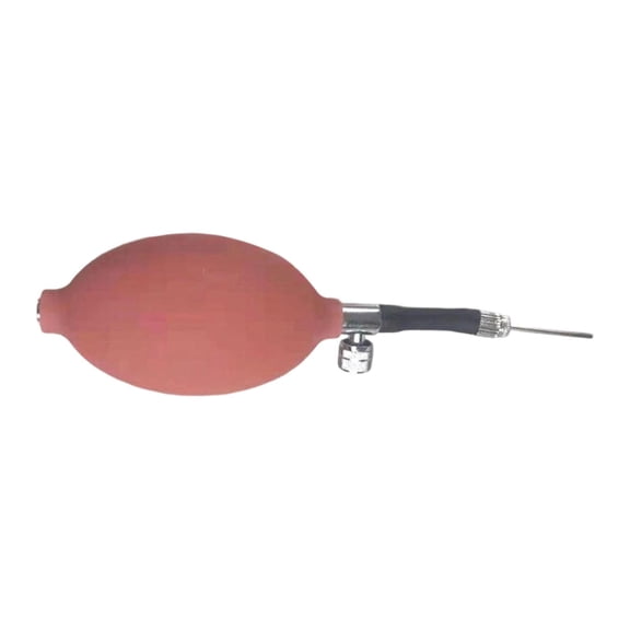 Baoblaze Artistic Gymnastics Ball Pump Air Inflatable Hand Pump Manual Small Inflator for pink