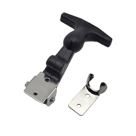 Baoblaze Auto Engine Cover Hasp Hasp Elastic for Farm Machinary Cart Boat Compartment XS carbon steel