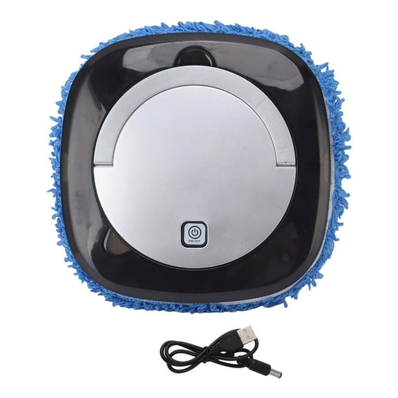 Baoblaze Automatic Floor Mopping Machine Robot Vacuum Cleaner for Carpet Tiles Marble argent