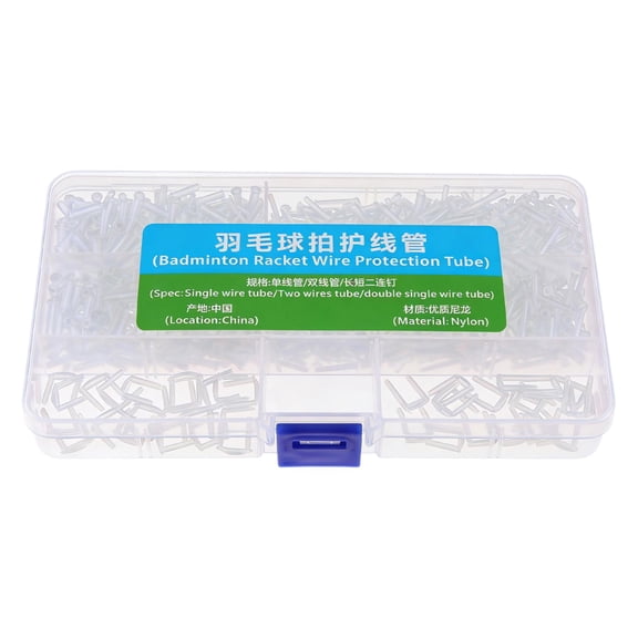 Baoblaze Badminton Grommet Racket String Protector Protective Repair Parts Wear-Resistant Clear