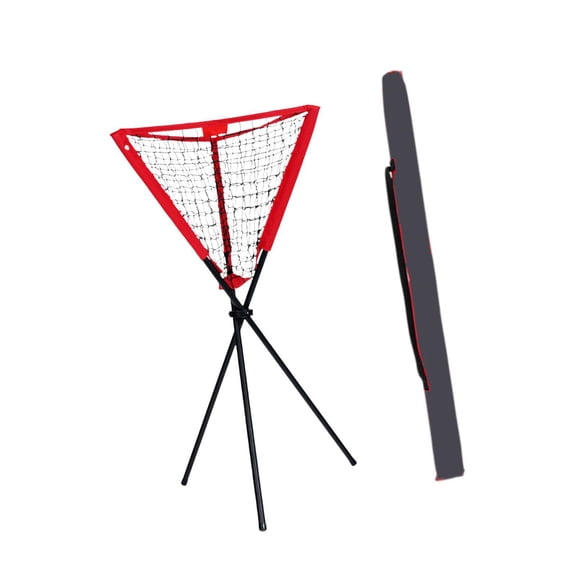 Baoblaze Ball Collector, Batting Practice Rack Metal Frame Holds up to 40 - 60 Baseballs,