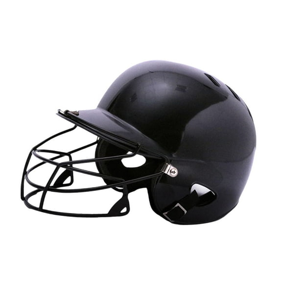 Baoblaze Baseball Batting Helmet Guard Double Ear for Kids Breathable Softball Helmet for Black