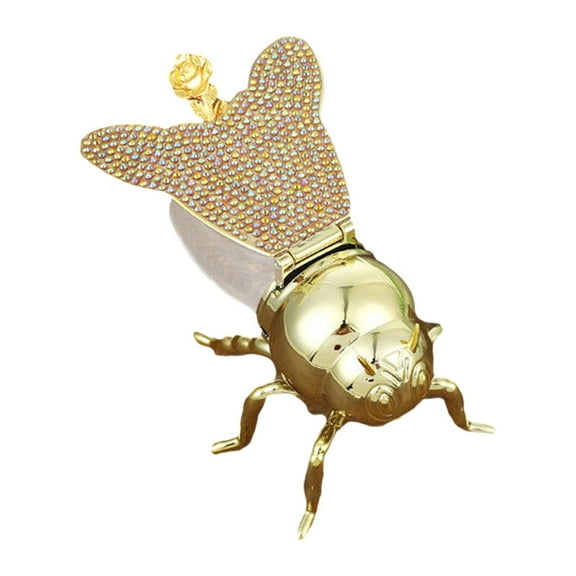 Baoblaze Bee Shaped Honey Jar Ornament s for Dinner Parties Store Honey Syrup Gold