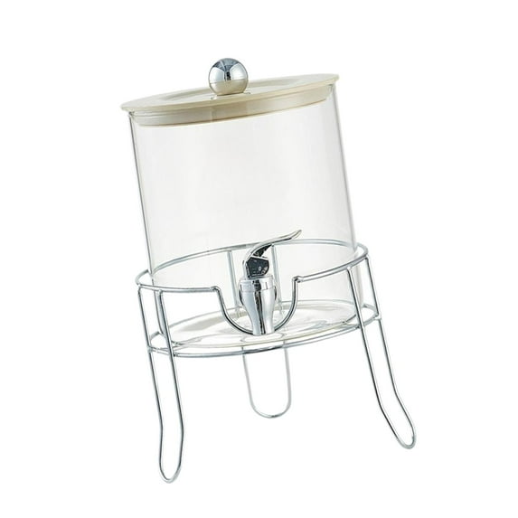 Baoblaze Beverage Dispenser with Spigot 3.5L Drink Dispenser with Stand for Milk Ball