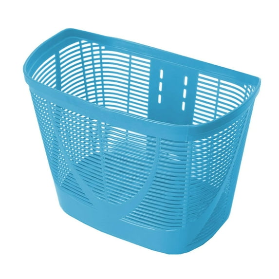 Baoblaze Bike Front Basket Portable Heavy Duty Retro Accessories Cycling Basket Blue