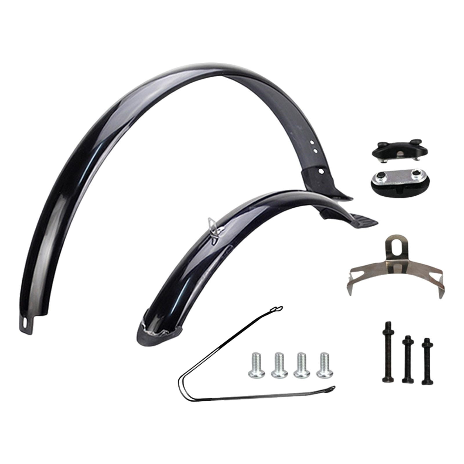 Accessories 24 Flared Adjustable Balloon Fender Set Chrome For Bicycles  Bikes, image size:1600x1600
