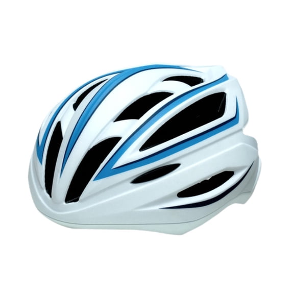 Baoblaze Bike Helmet Adjustable Shockproof Cycling Helmet for Riding Climbing Skating White Blue