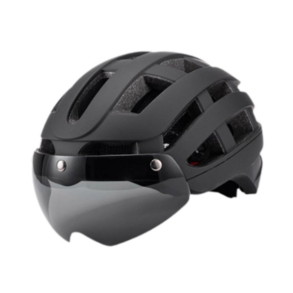Baoblaze Bike Helmet Cycling Helmet Protective Adjustable Chin Strap Sports Helmets Bike Black