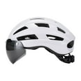 thumbnail image 1 of Baoblaze Bike Helmet Helmet Accessories Detachable Padded Hat with Visor for Road Bike Women Outdoor Activities Riding Cycling White, 1 of 8