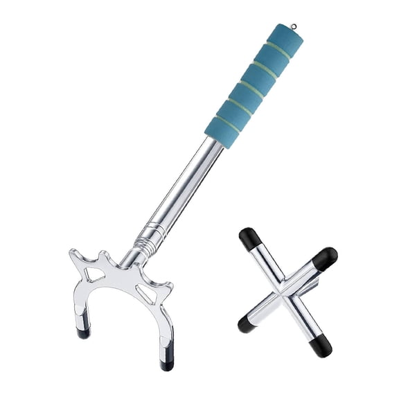Baoblaze Billiard Cue Bridge Billiards Cue Sticks Bridge Pool Bridge Head Stainless Steel Style B