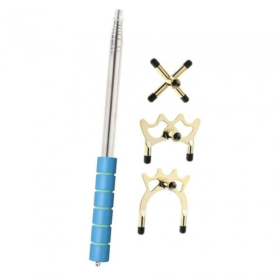 Baoblaze Billiards Pool Cue Stick Billiards Cue Bridge Head for Pool Rod 3 Heads