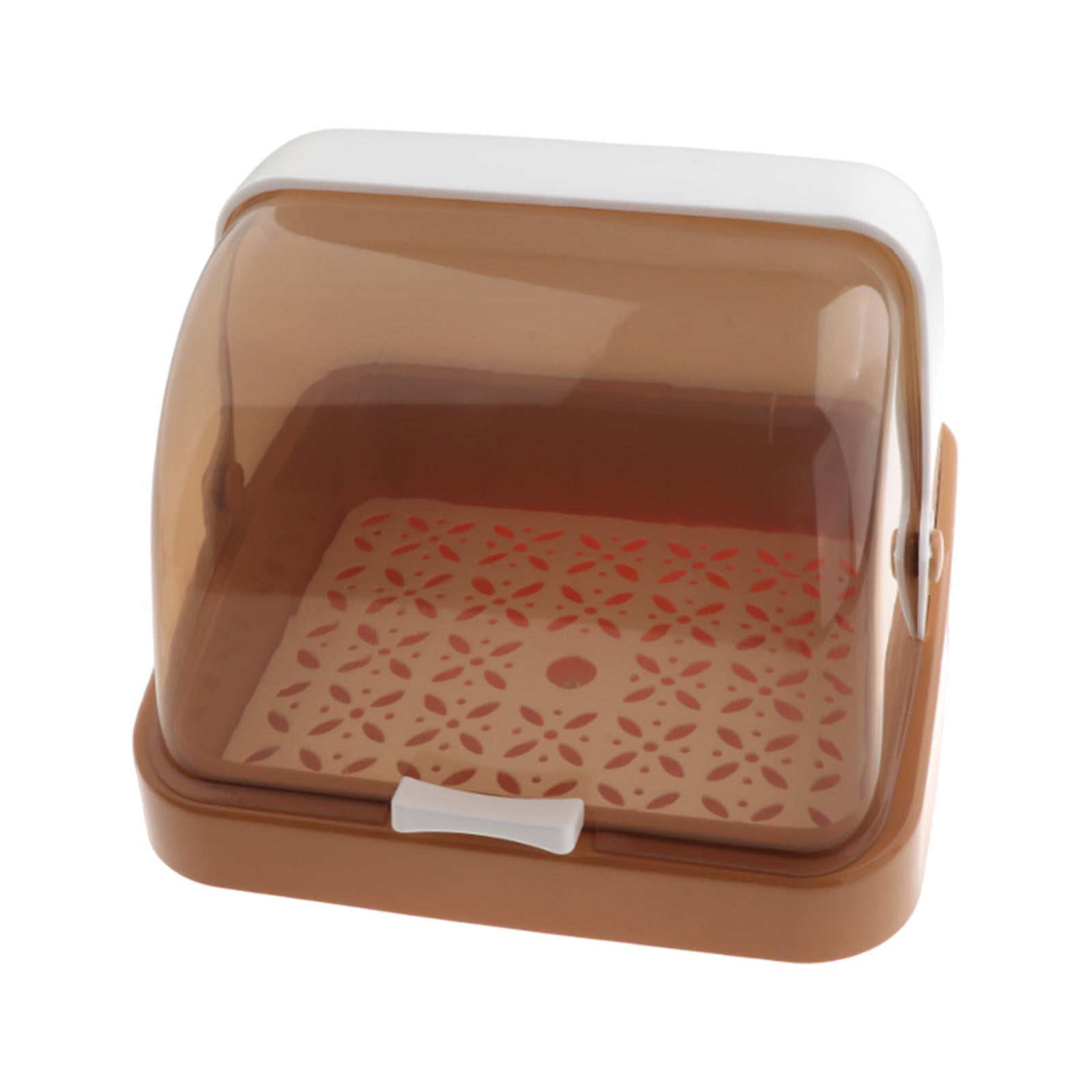 Baoblaze Bottle Drying Rack Dustproof Drain Tray Storage Box for Bowl Chopsticks Dish Khaki