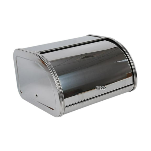 Baoblaze Bread Box Bread Storage Kitchen Storage Container for Pantry Cafe Countertop Mirror